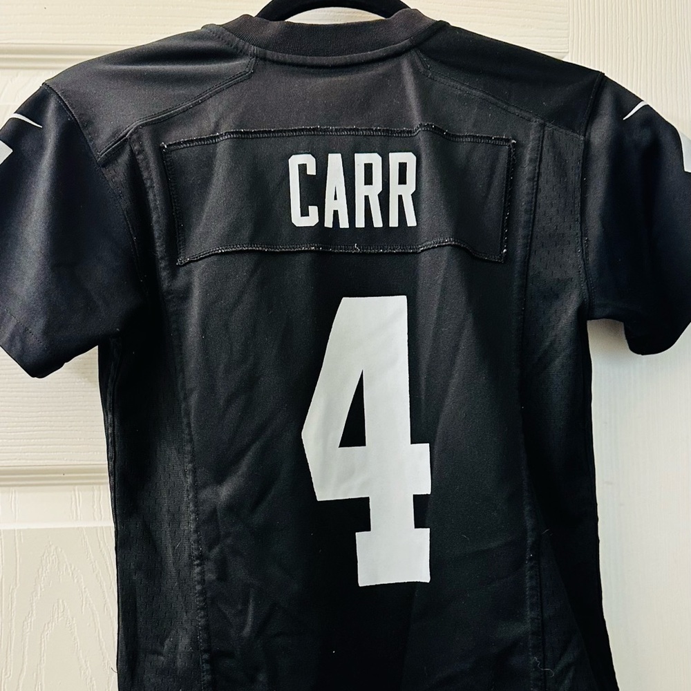 Raiders Derek Carr Youth Small jersey (Nike)